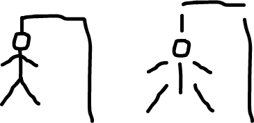 The drawing decomposed to its base parts.