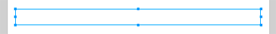 The new dynamic text field on the stage in Flash.